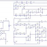 Электросхема к фрезерному станку 6Р12