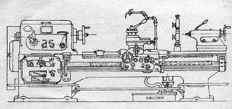 1Д63А, станок токарно-винторезный, Тбилиси